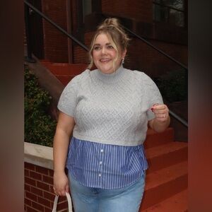 Anthropologie twofer sweater